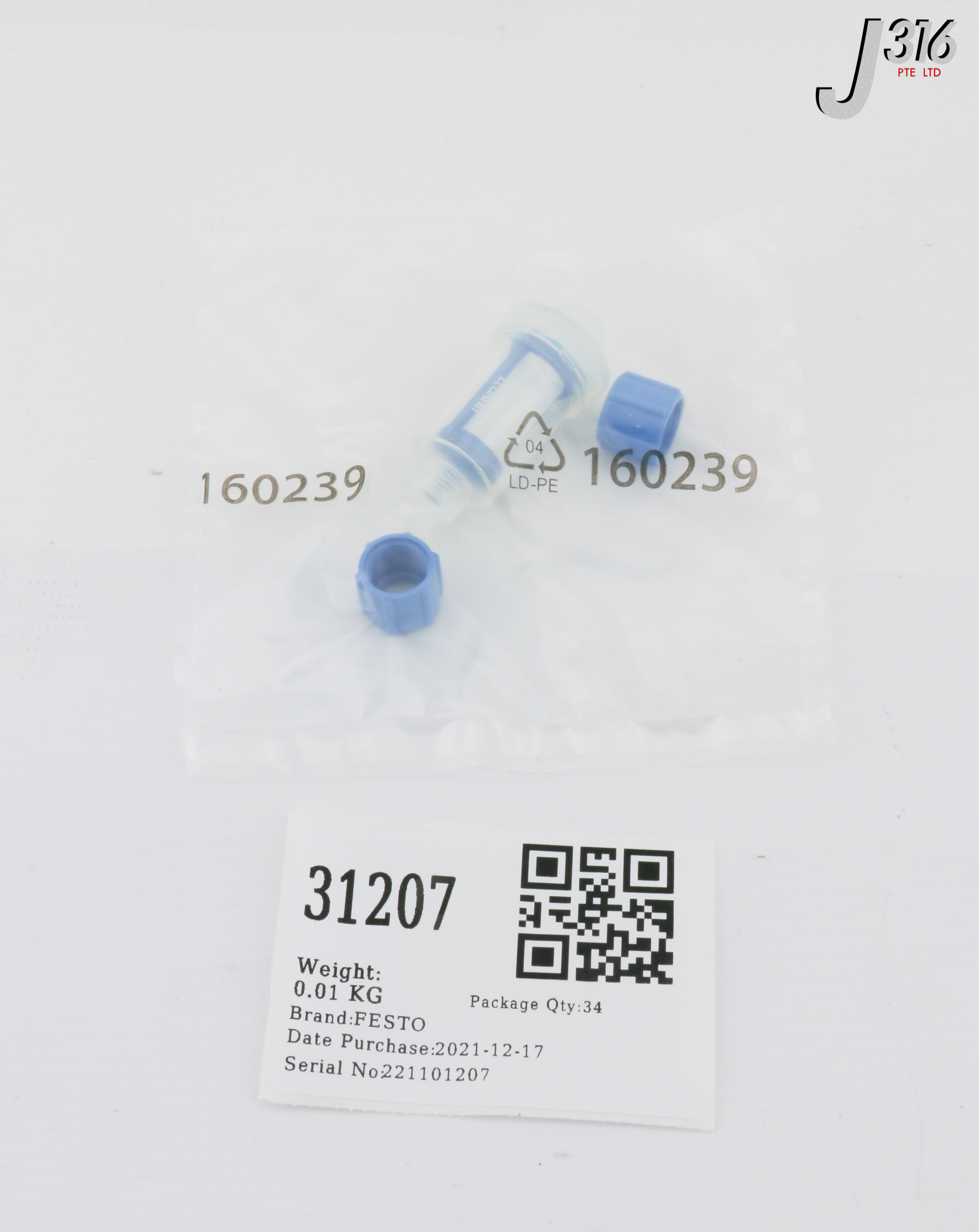  31207 FESTO VACUUM FILTERS, 160239 (NEW) VAF-PK-6 | eBay